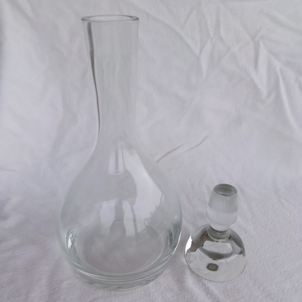 Clear Glass Alcohol Decanter